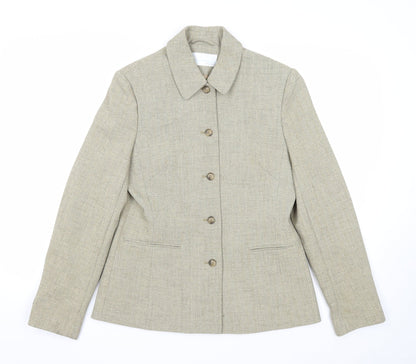 Womens UK Size 10 AMARANTO Beige Jacket