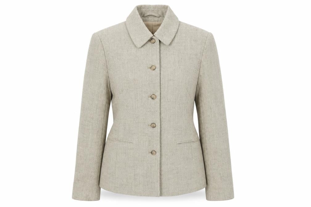 Womens UK Size 10 AMARANTO Beige Jacket