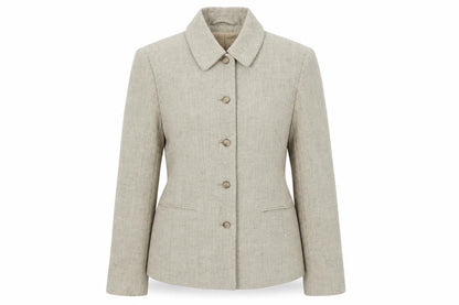 Womens UK Size 10 AMARANTO Beige Jacket