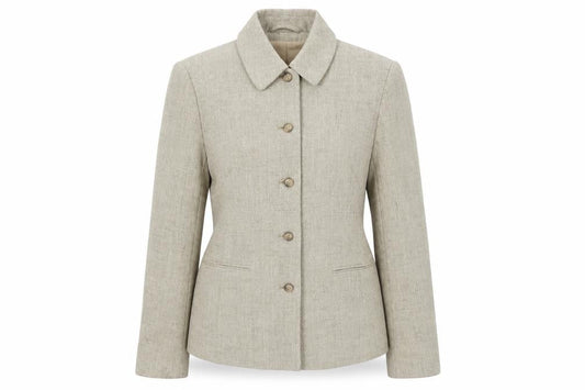 Womens UK Size 10 AMARANTO Beige Jacket