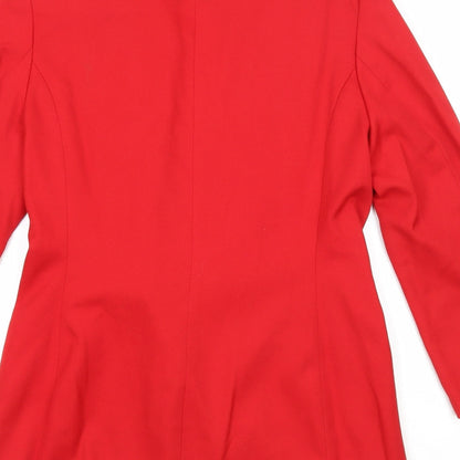 Womens UK Size 10 Charlotte Halton Red Jacket
