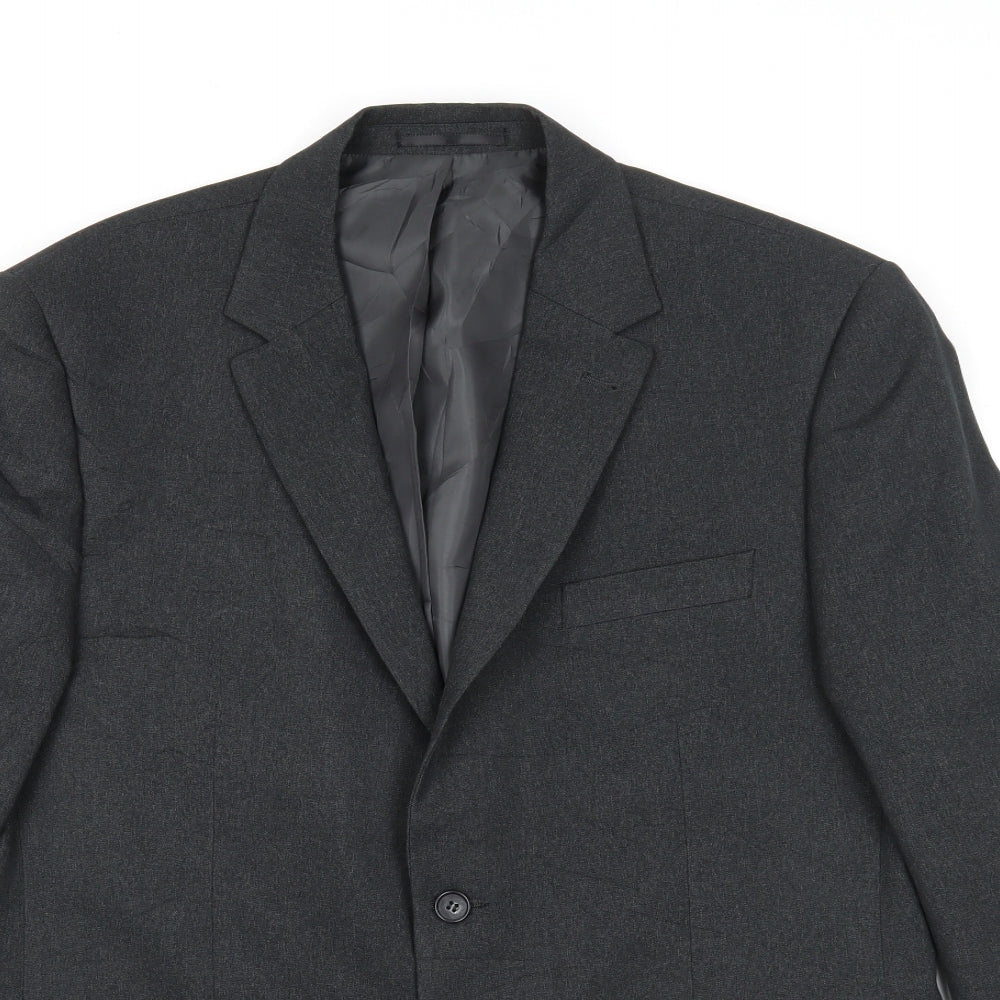 Mens UK Size 42 Greenwoods Regular Grey Suit Jacket