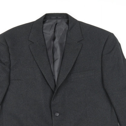 Mens UK Size 42 Greenwoods Regular Grey Suit Jacket