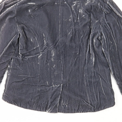 George Womens Grey Jacket Blazer Size 10 Button