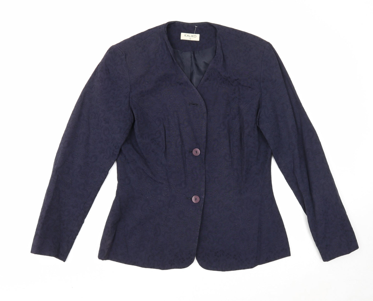 Womens UK Size 12 Kaliko Blue Jacket