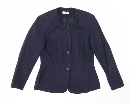 Womens UK Size 12 Kaliko Blue Jacket