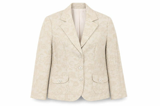 Womens UK Size 16 FRANK WALDER Beige Jacket