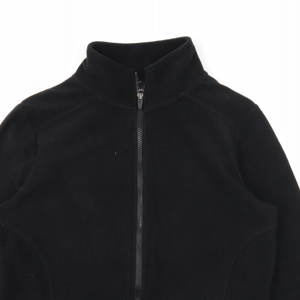 Peacocks Womens Black Jacket Size 12 Buckle