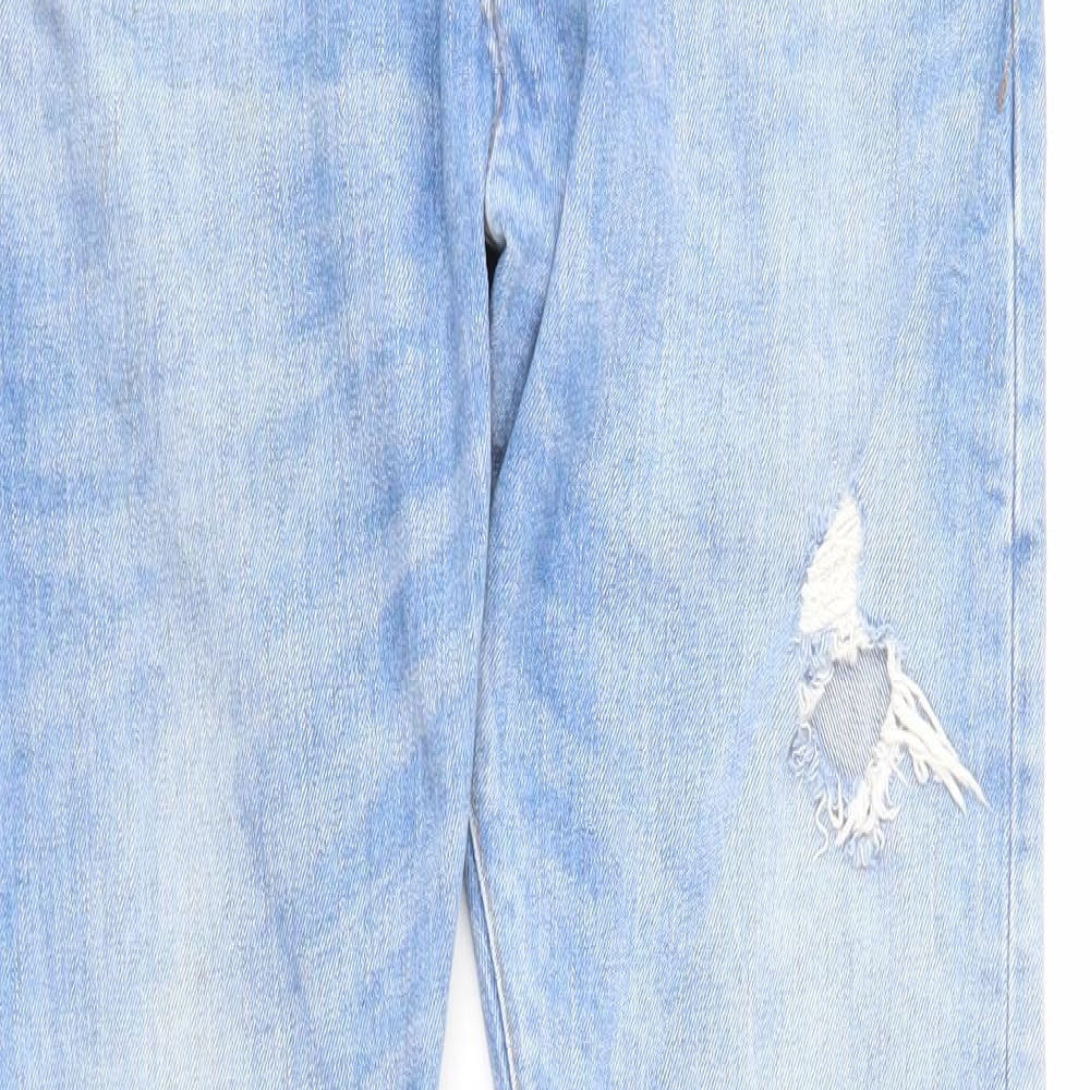 &denim Mens Blue Cotton Straight Jeans Size 29 in L32 in Regular Zip