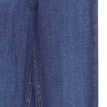Womens UK Size 8 Miss Denim Regular Fit Straight Blue Jeans