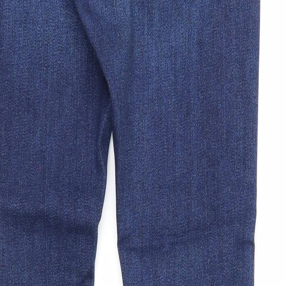 Womens UK Size 8 Miss Denim Regular Fit Straight Blue Jeans