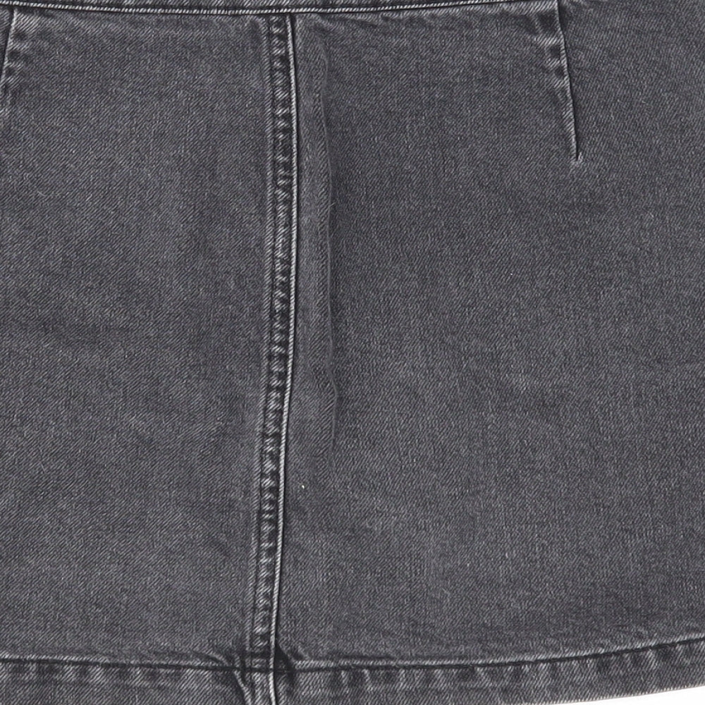 Womens UK Size 28 in Topshop Mini Denim Skirt