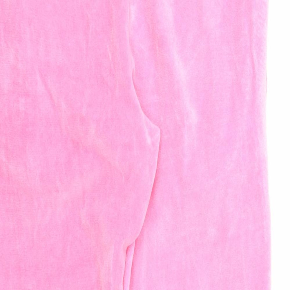 Hype Girls Pink Cotton Jogger Trousers Size 13 Years Regular Drawstring
