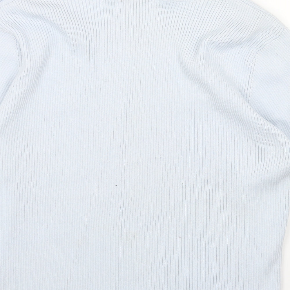 Womens UK Size M Debbie Morgan Blue Pullover Jumper