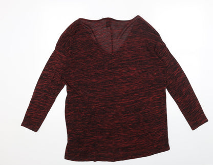 Womens UK Size M H&M Red Pullover Jumper
