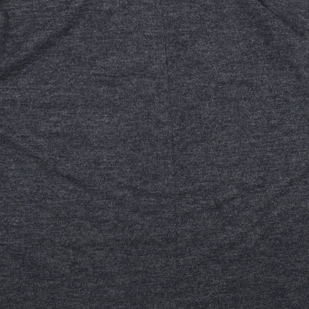 Primark Womens Grey Round Neck Acrylic Pullover Jumper Size S