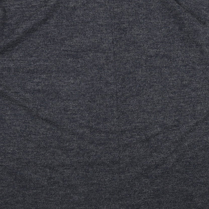 Primark Womens Grey Round Neck Acrylic Pullover Jumper Size S