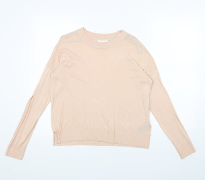 Womens UK Size S H&M Pink Pullover Jumper