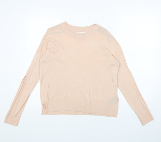 Womens UK Size S H&M Pink Pullover Jumper