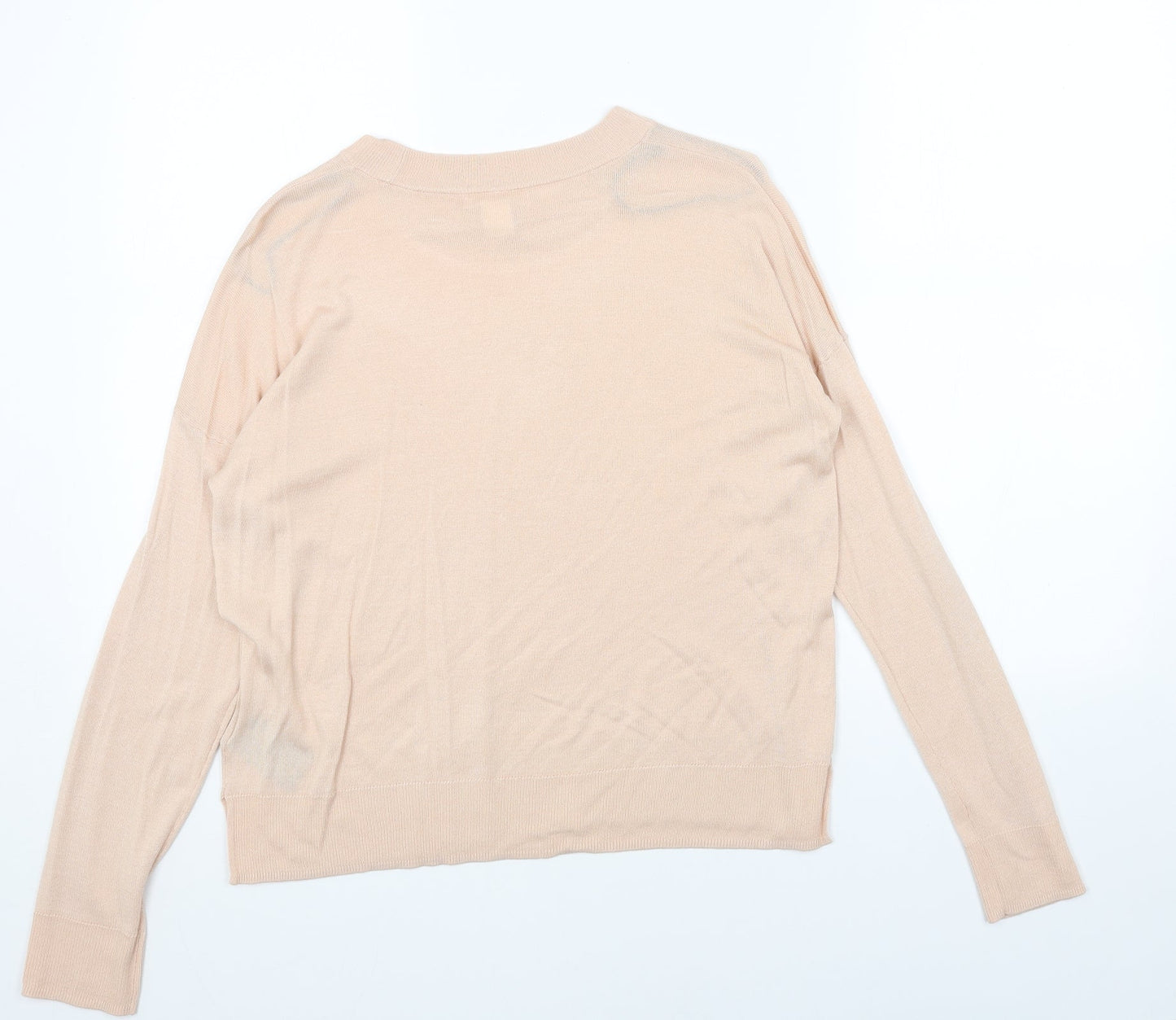 Womens UK Size S H&M Pink Pullover Jumper
