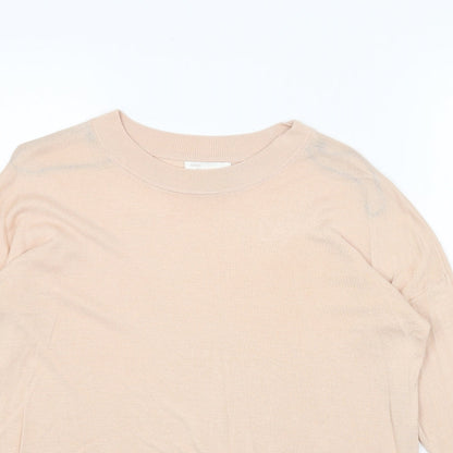 Womens UK Size S H&M Pink Pullover Jumper