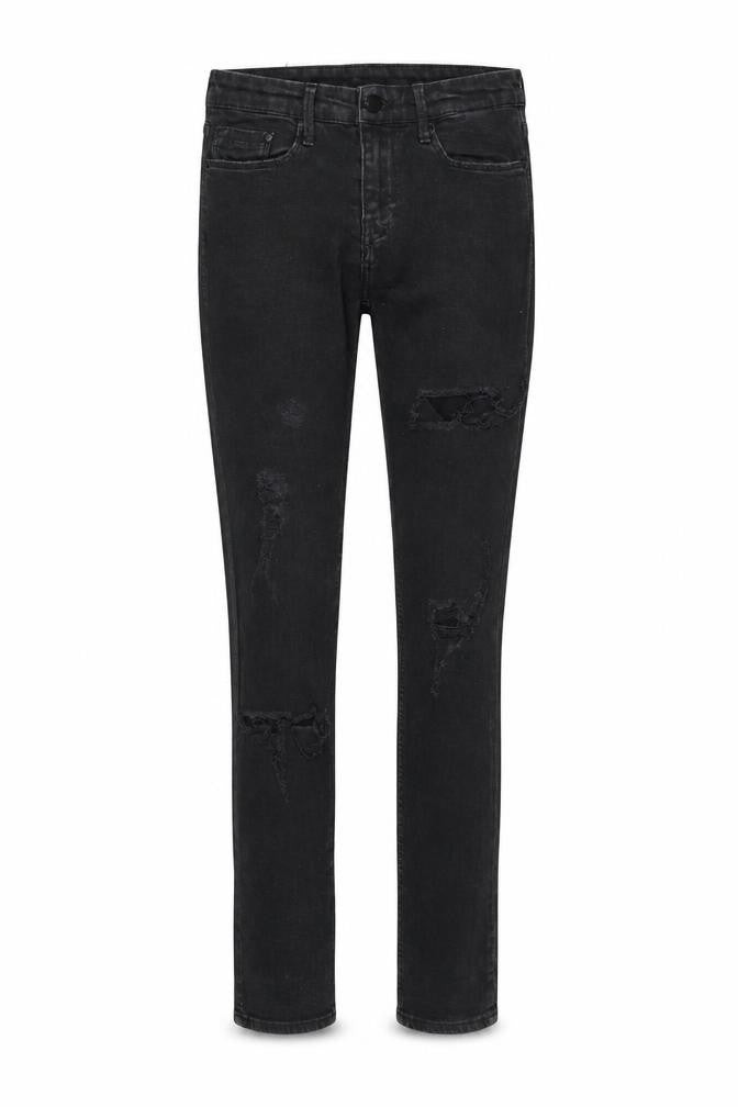 H&M Womens Black Cotton Skinny Jeans Size 25 in L30 in Regular Button