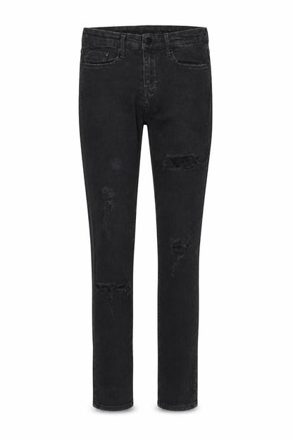 H&M Womens Black Cotton Skinny Jeans Size 25 in L30 in Regular Button