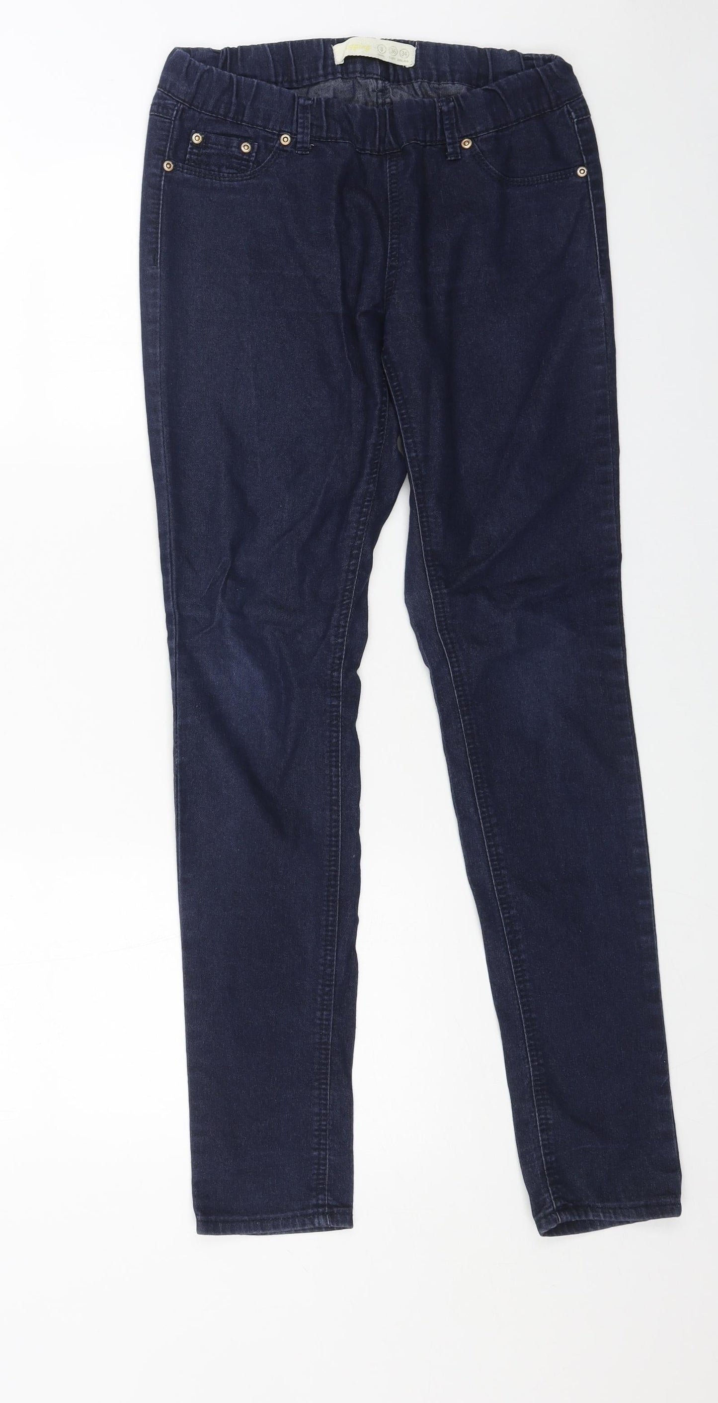 Primark Womens Blue Cotton Jegging Jeans Size 8 L30 in Regular