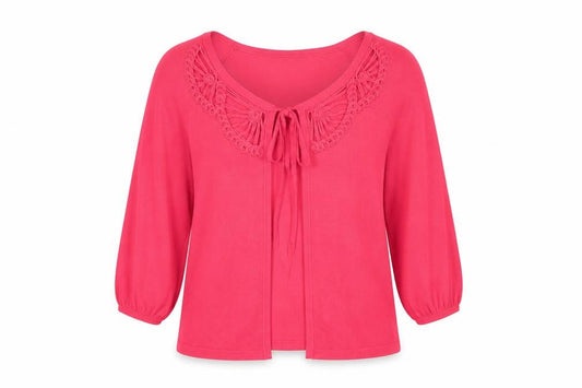 Womens UK Size 12 Papaya Pink Pullover Jumper