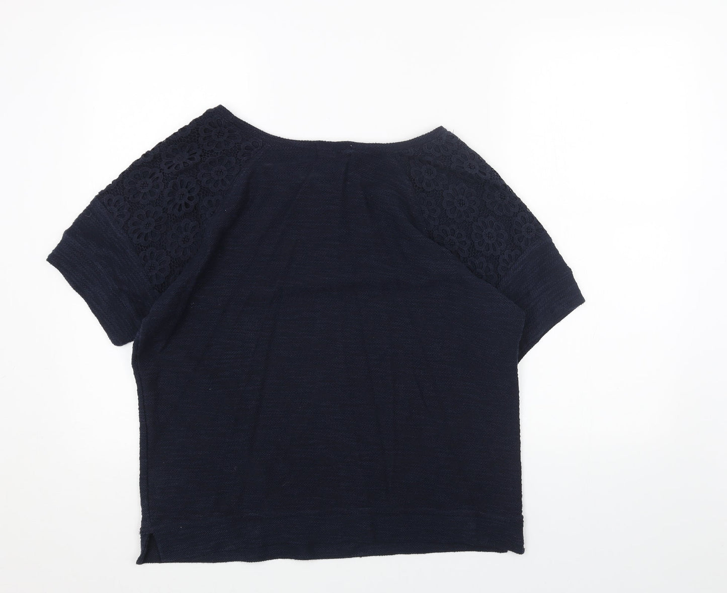 Womens UK Size 14 Papaya Blue Pullover Jumper