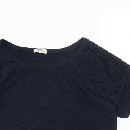 Womens UK Size 14 Papaya Blue Pullover Jumper