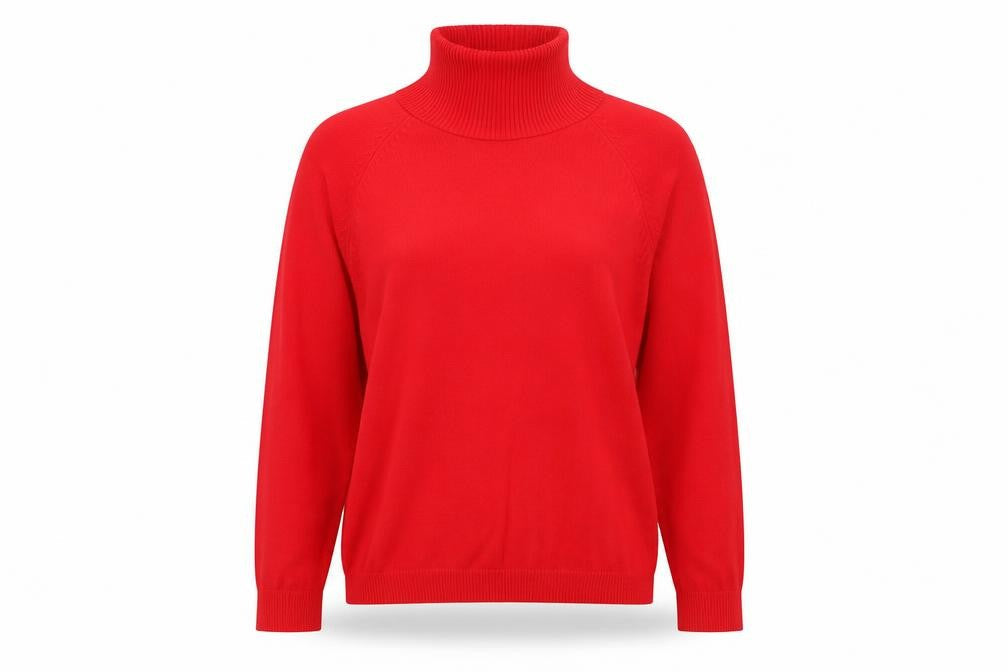 Womens UK Size 16 Preworn Red Pullover Jumper