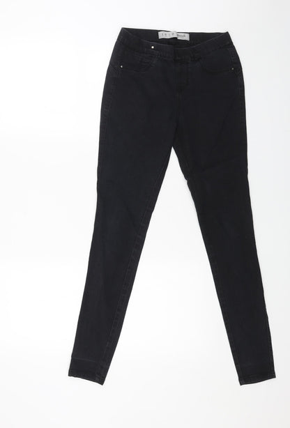 Denim & Co. Womens Black Cotton Jegging Jeans Size 6 L29 in Regular