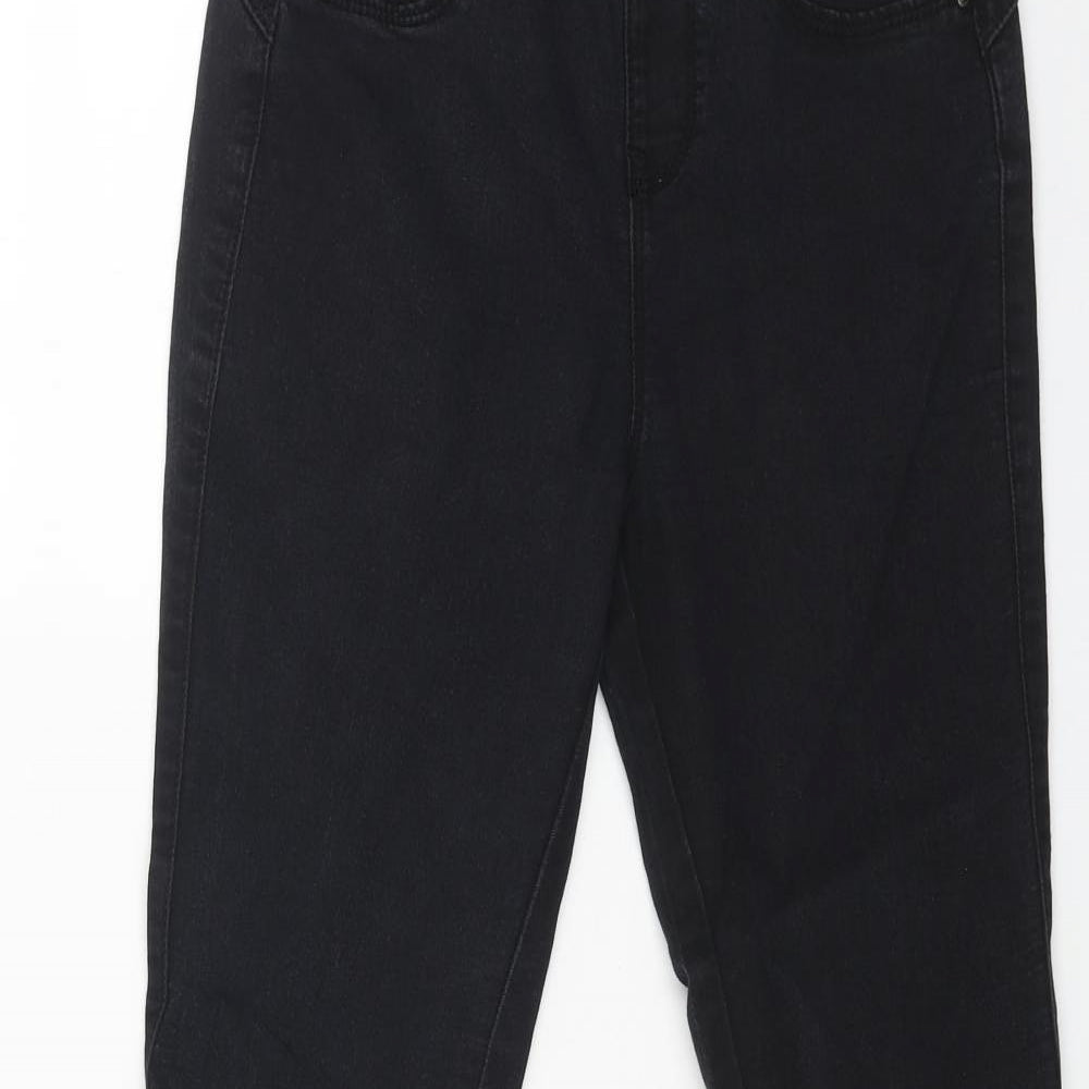 Denim & Co. Womens Black Cotton Jegging Jeans Size 6 L29 in Regular