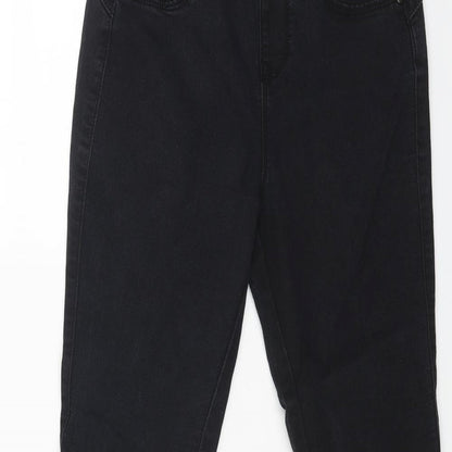 Denim & Co. Womens Black Cotton Jegging Jeans Size 6 L29 in Regular