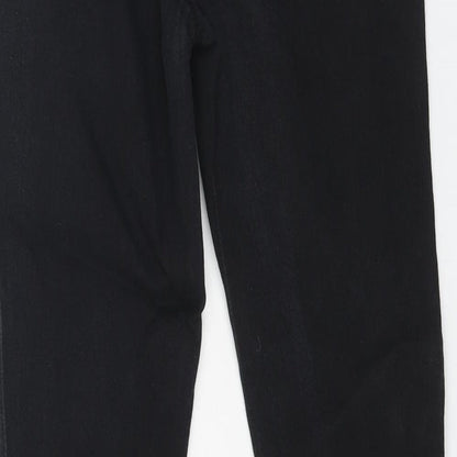 Denim & Co. Womens Black Cotton Jegging Jeans Size 6 L29 in Regular