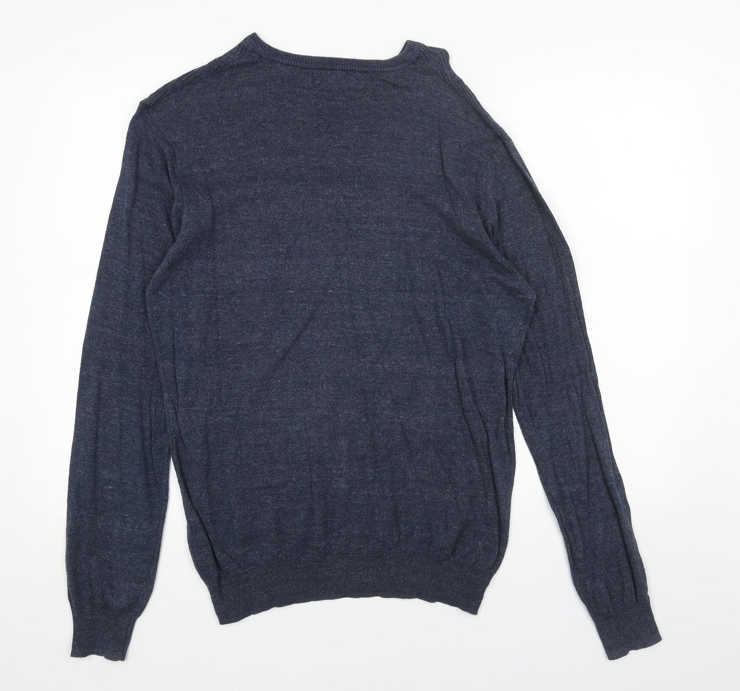 Womens UK Size M Cedar Wood State Blue Pullover Jumper