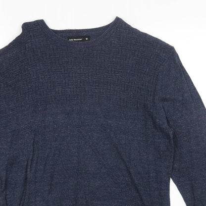 Womens UK Size M Cedar Wood State Blue Pullover Jumper