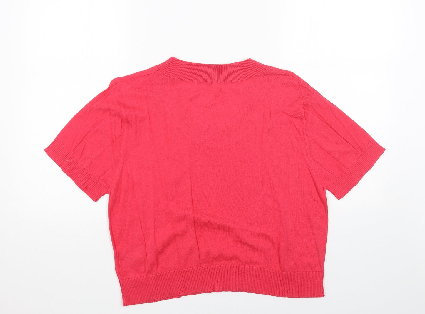 Womens UK Size 16 Fashion Union Pink Pullover Jumper