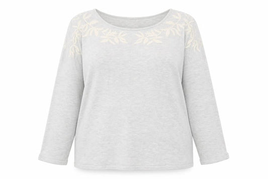 Womens UK Size 16 Love Knitwear Grey Pullover Jumper