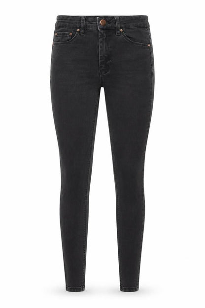 Womens UK Size 25 in ASOS Regular Fit Skinny Black Jeans