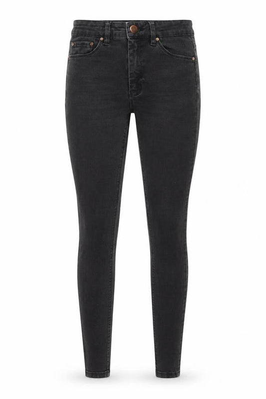 Womens UK Size 25 in ASOS Regular Fit Skinny Black Jeans