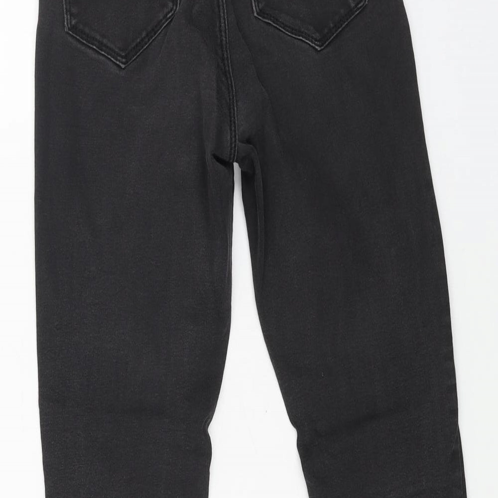 ASOS Womens Black Cotton Skinny Jeans Size 25 in L32 in Regular Button