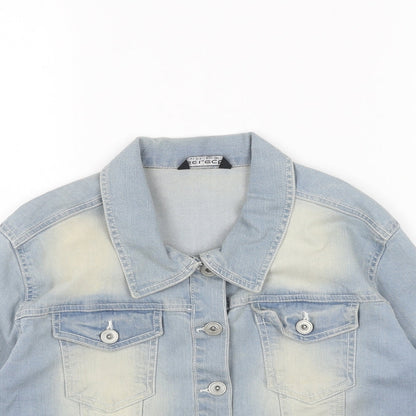 Womens UK Size 10 Select Blue Jacket