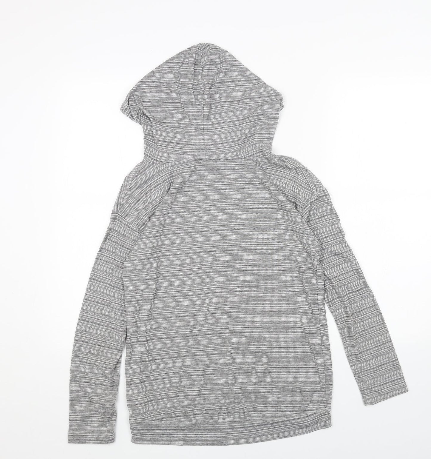 LCW Womens Grey Cotton Pullover Hoodie Size S Pullover