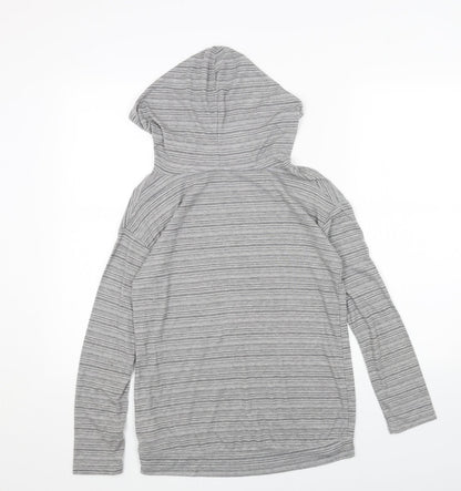 LCW Womens Grey Cotton Pullover Hoodie Size S Pullover