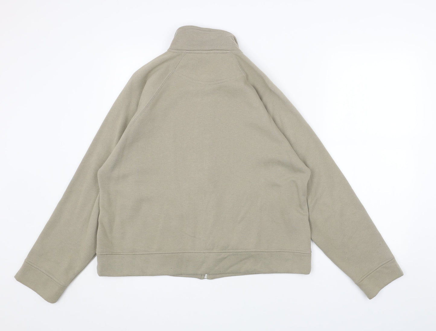 Roman Originals Womens Green Polyester Full Zip Sweatshirt Size M Zip