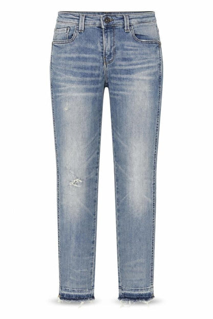 Womens UK Size 6 Mango Regular Fit Straight Blue Jeans
