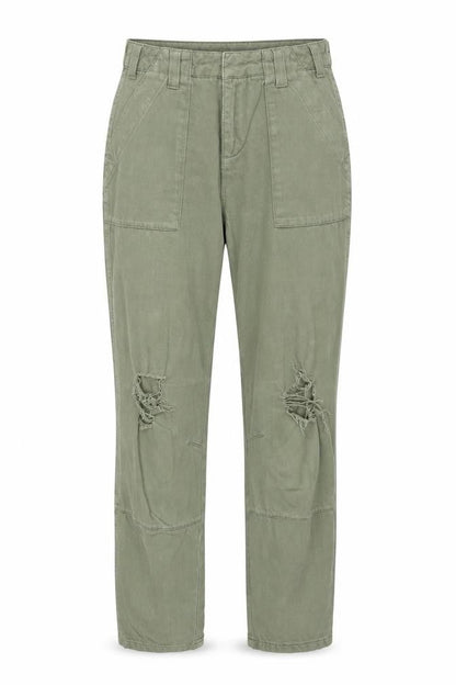 Womens UK Size 8 Topshop Regular Fit Straight Green Jeans