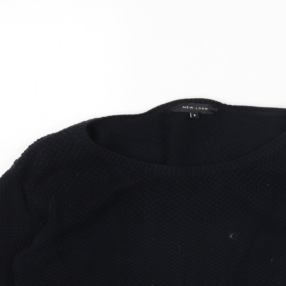 Womens UK Size 8 New Look Blue Pullover Jumper